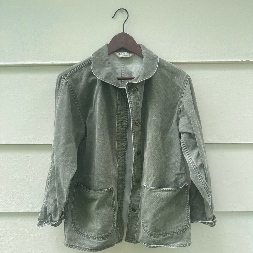 L.L. Bean Olive Green Chore Jacket